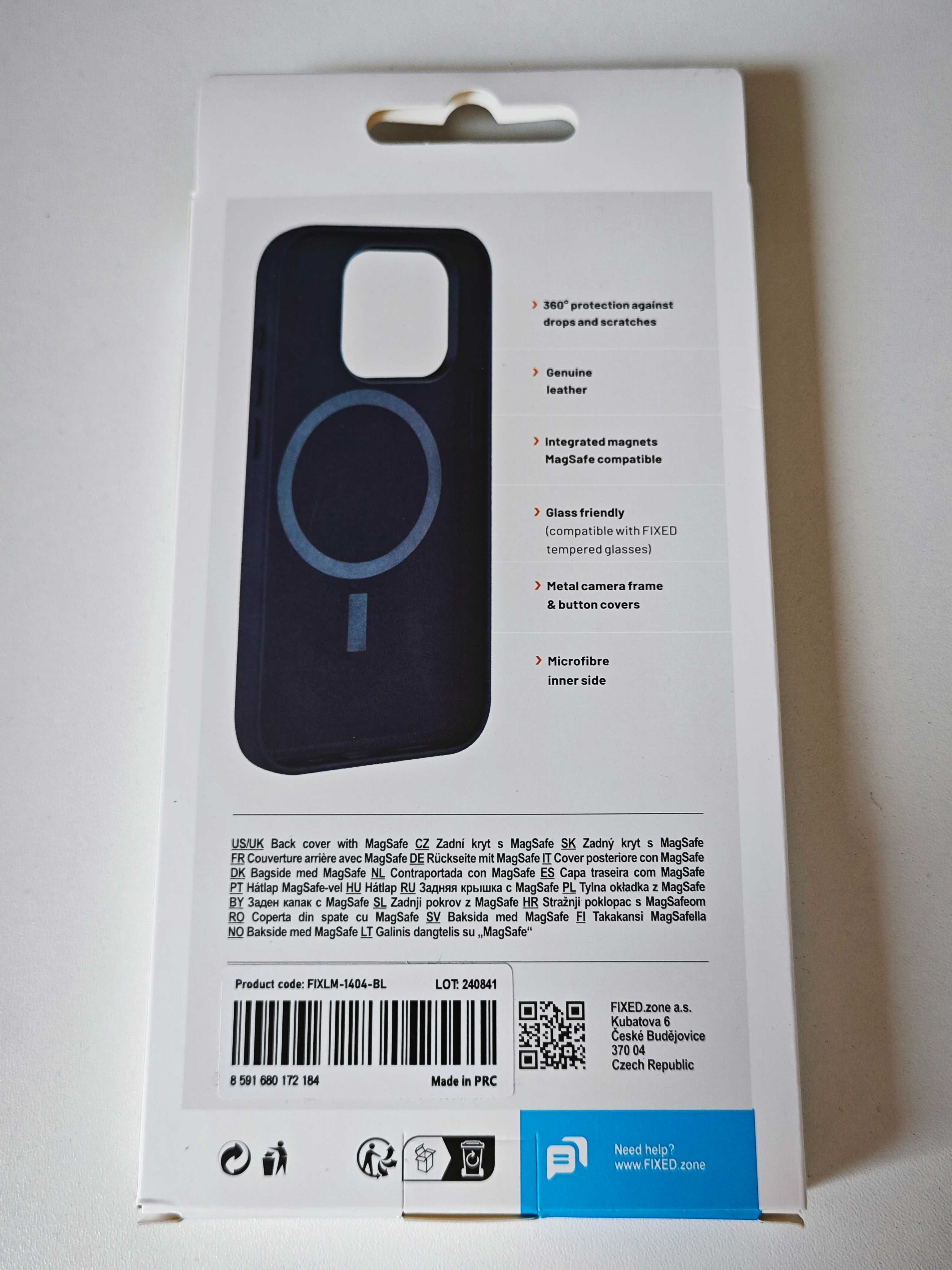 Etui iPhone SE 2025 Fixed granatowe
