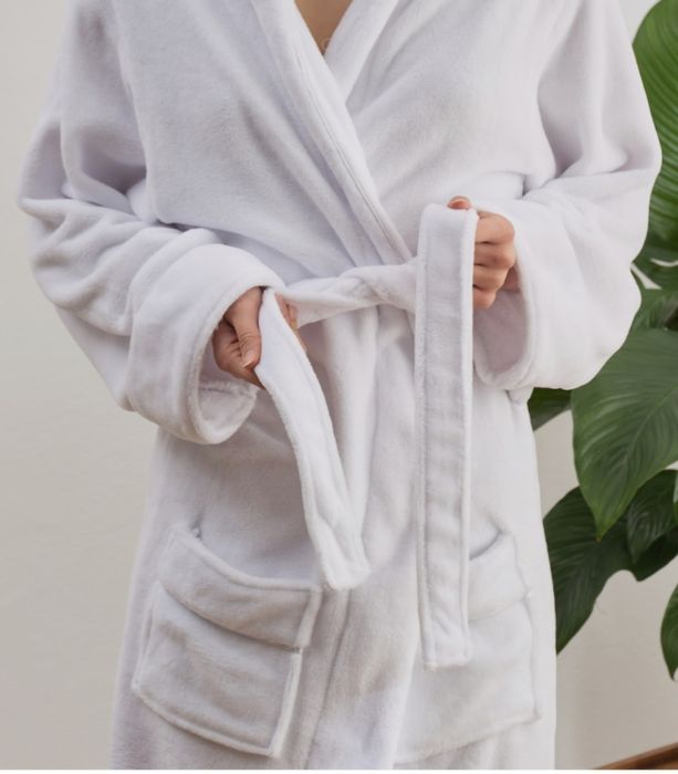 Szlafrok Lumaland biały misiek