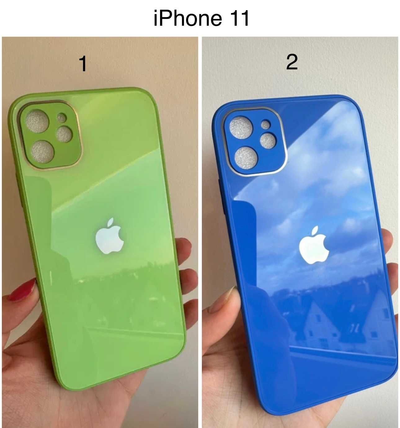 2 Nowe Etui, Case, Obudowa, Plecki iPhone 11, imitacja szkła!