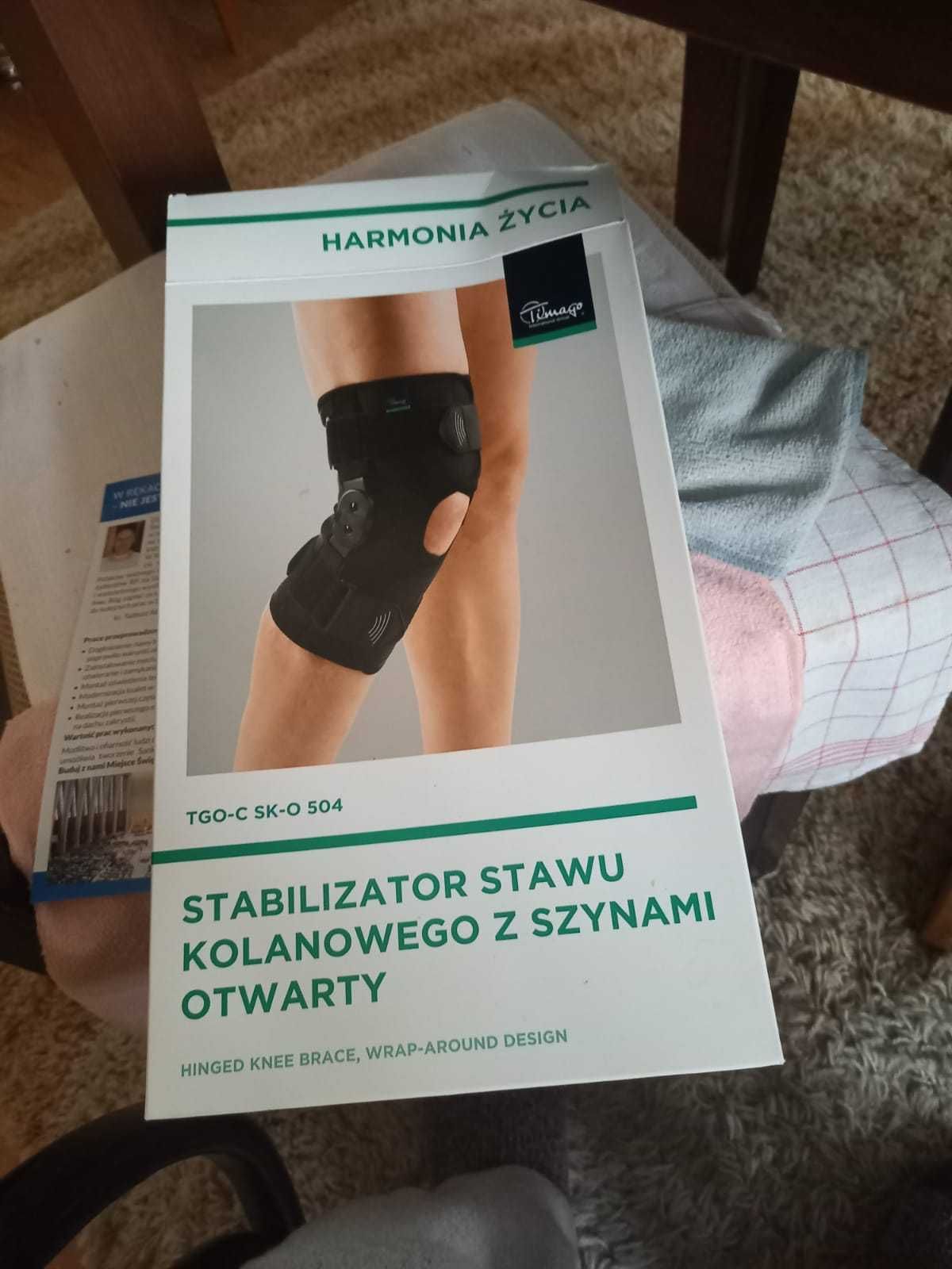 Stabilizator stawu kolanowego z szynami otwarty TGO-C SK-O 504 TIMAGO