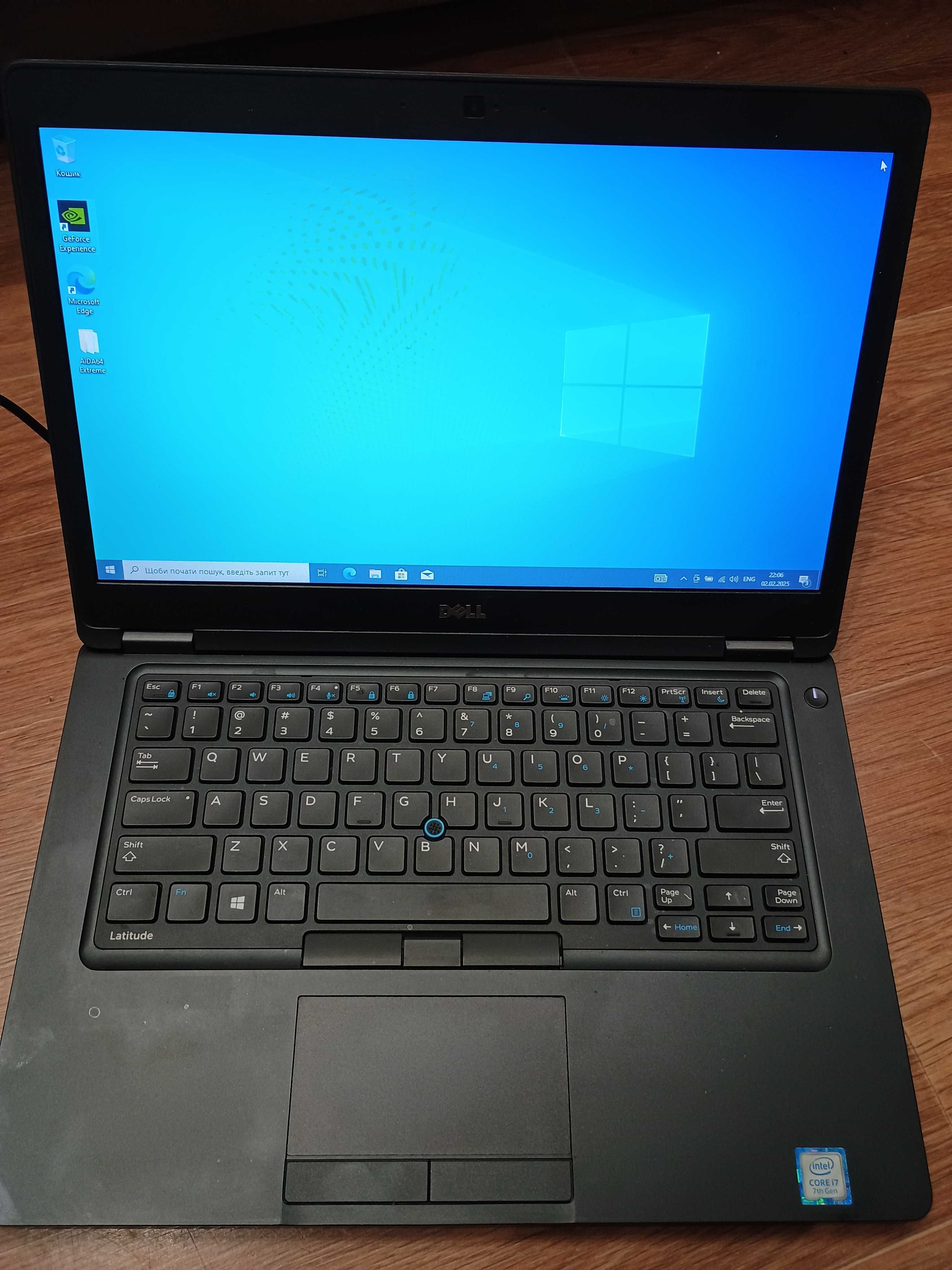 Ігровий Dell latitude e5480 і7-7600u\16gb\Nvidia 930MX\512gb SSD