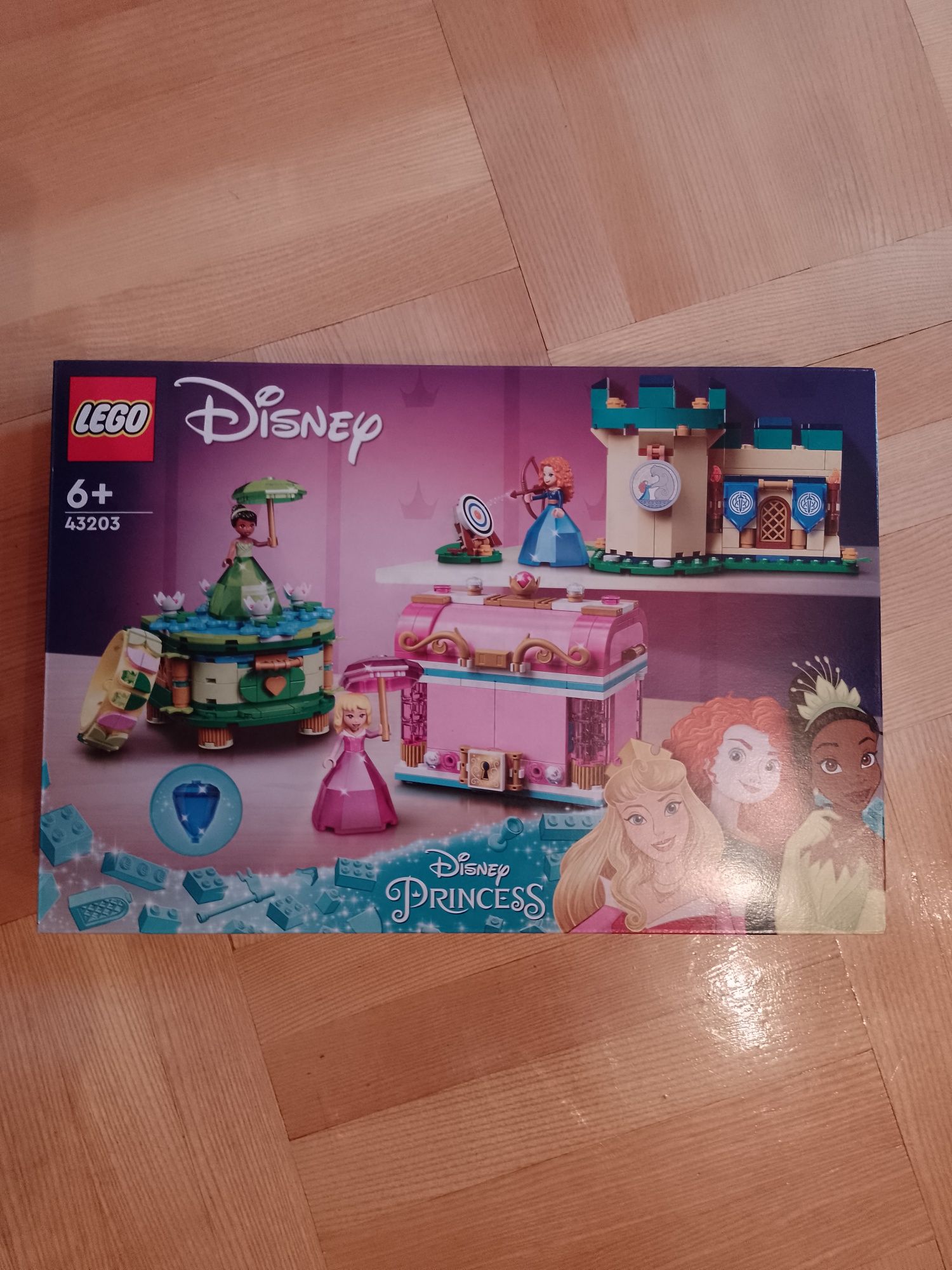 LEGO Disney 43203 Zaklęte twory Aurory, Meridy i Tiany nowy