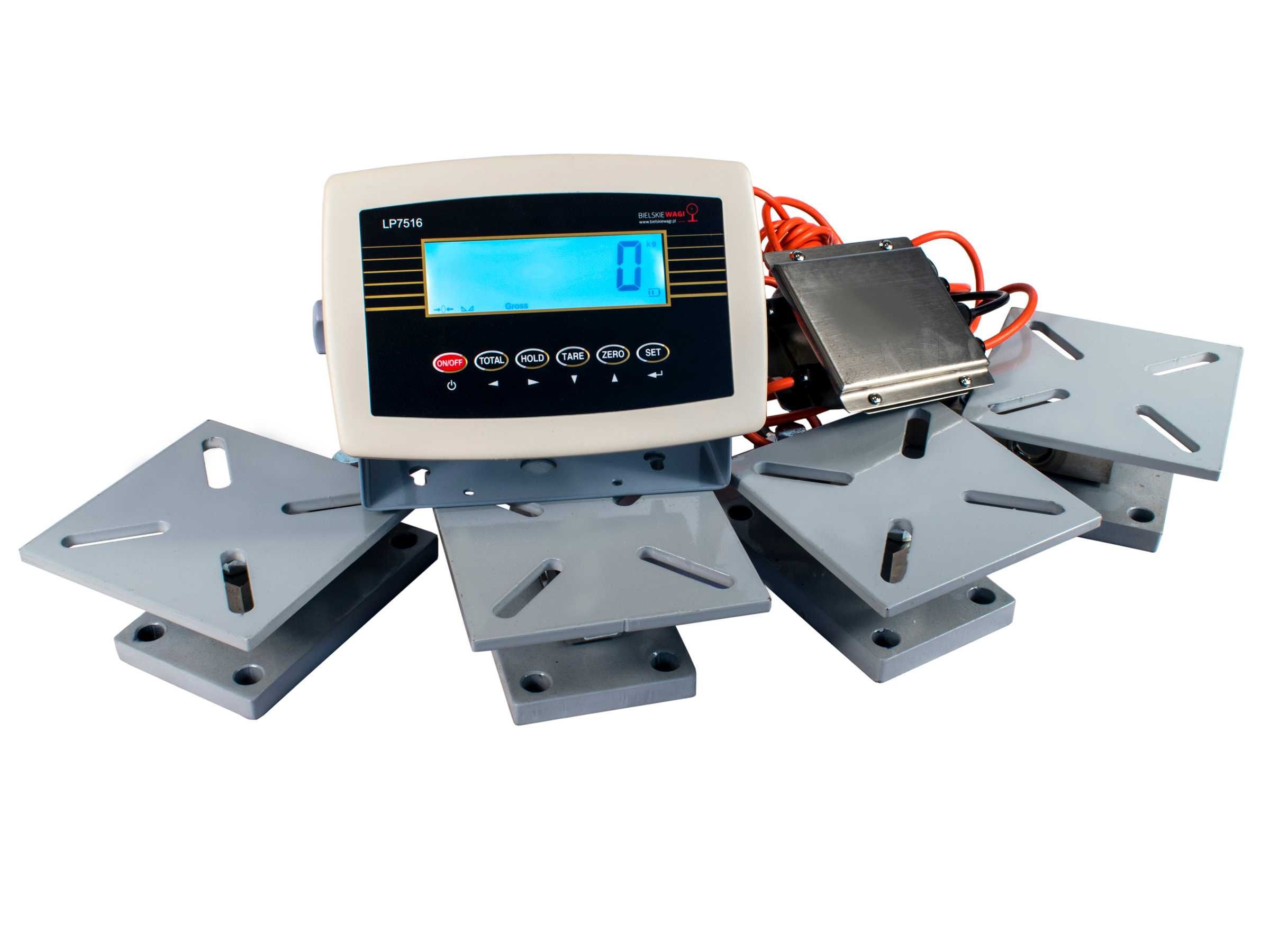 Waga Elektroniczna pod zbiornik schładzalnik mleka 4 Stopki do 8000kg