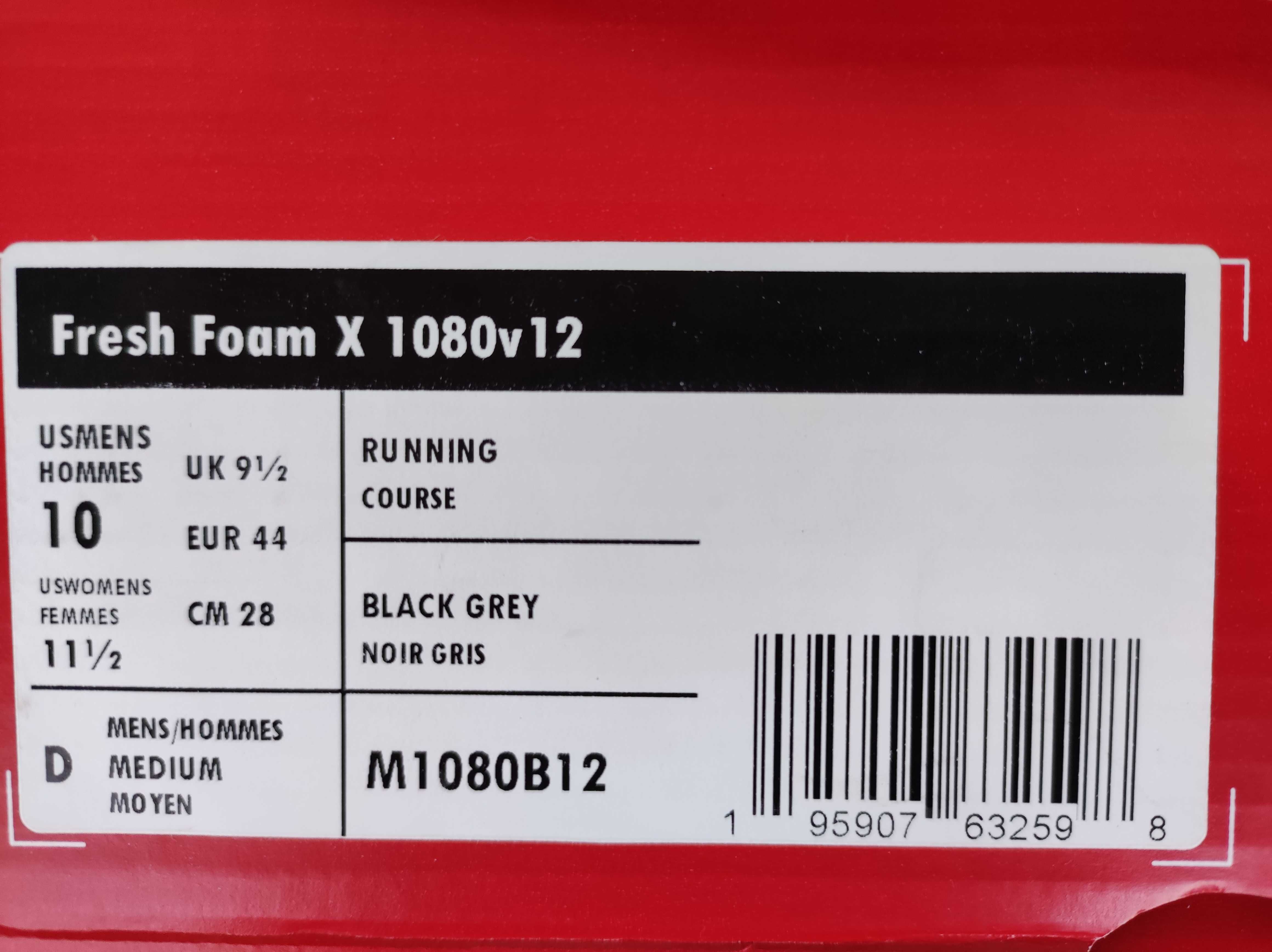 Кроссовки New Balance Fresh Foam X 1080 V12, оригинал 100%