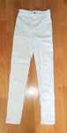 Jeansy biale skinny