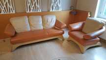 Zestaw wypoczynkowy sofa + fotel firmy KLER