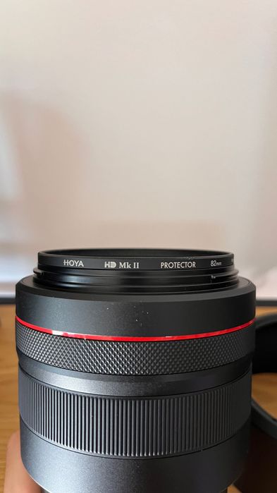 Canon RF 85mm f/1.2L USM + Filtro Hoya Protetor