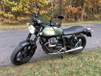 Moto Guzzi V7 ,I właściciel, styl Cafe Racer, unikatowa zieleń metalic, OC/PT 2026