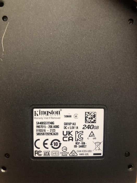 SSD-диск для ноутбука Kingston 240GB