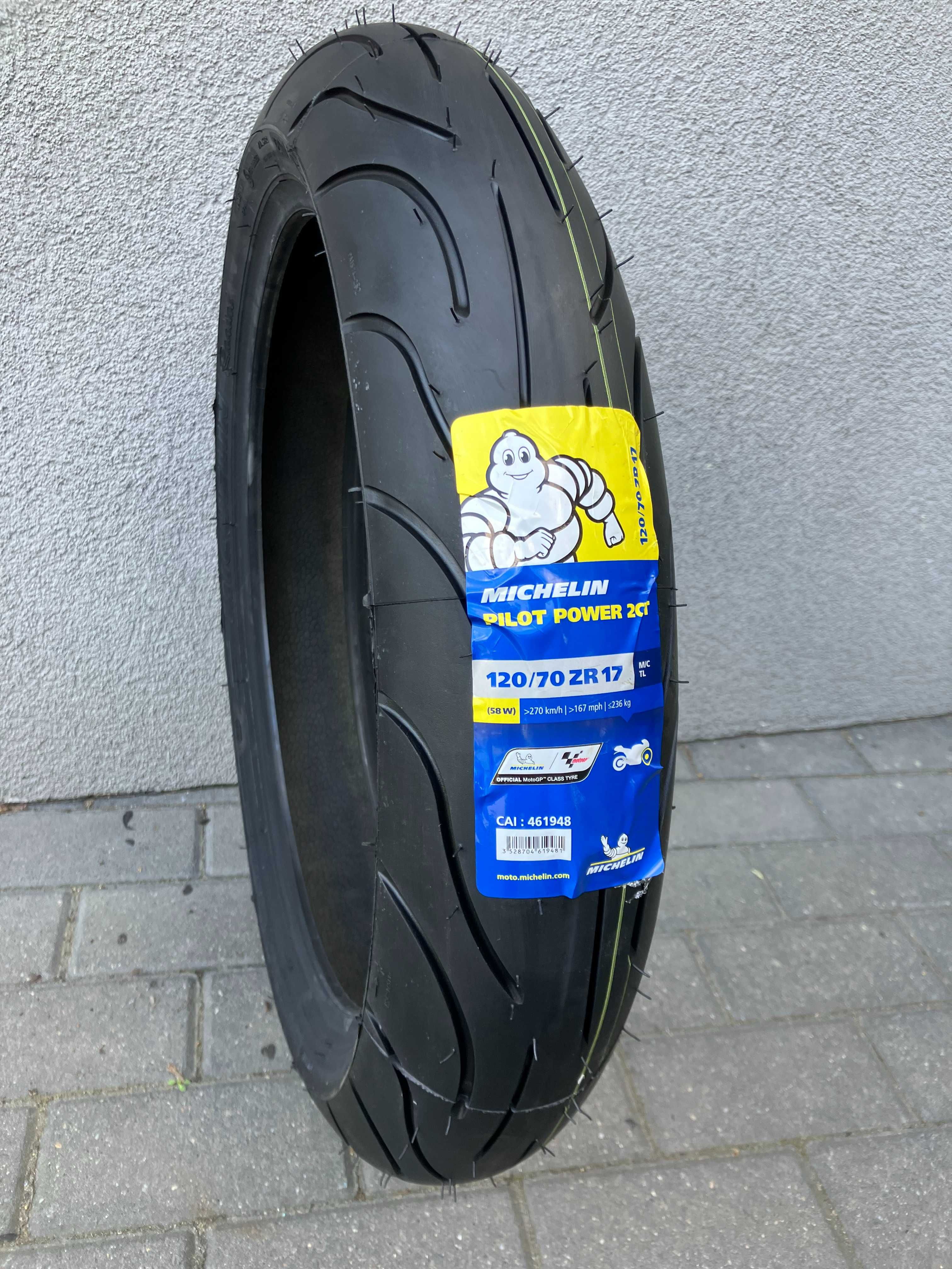 120/70ZR17 Michelin Pilot Power 2CT RS RSV CB CBR VFR VTR Ninja R6 R1