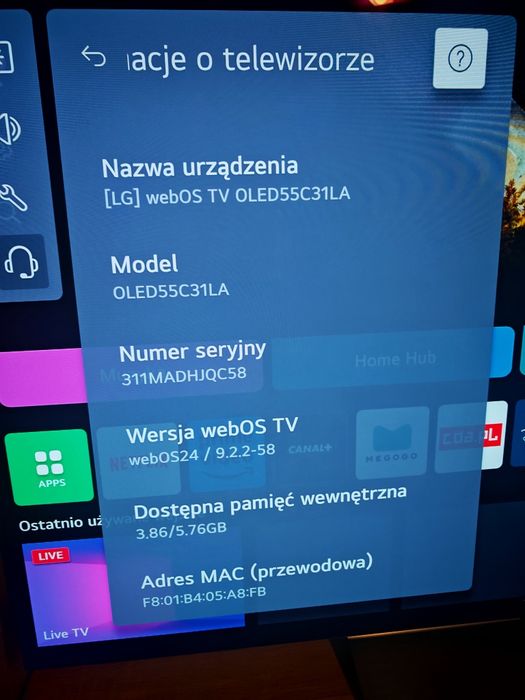 Telewizor OLED LG OLED55C31LA 55''