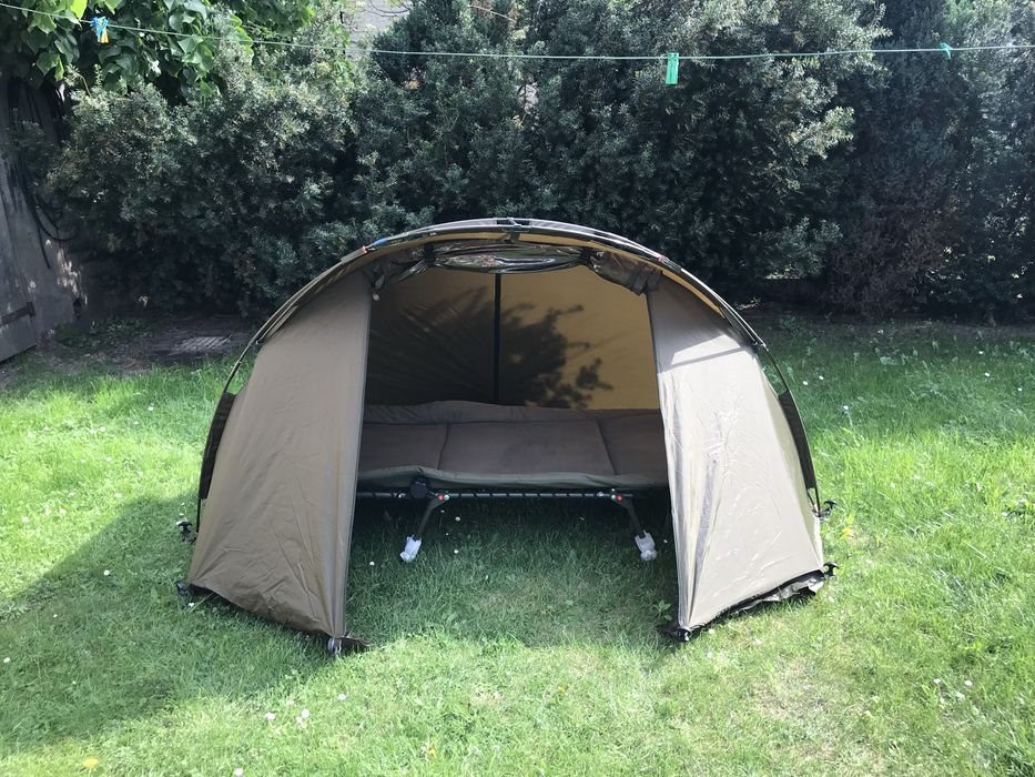 Namiot wędkarski karpiowy Dam One Man Dome + narzuta Winter skin