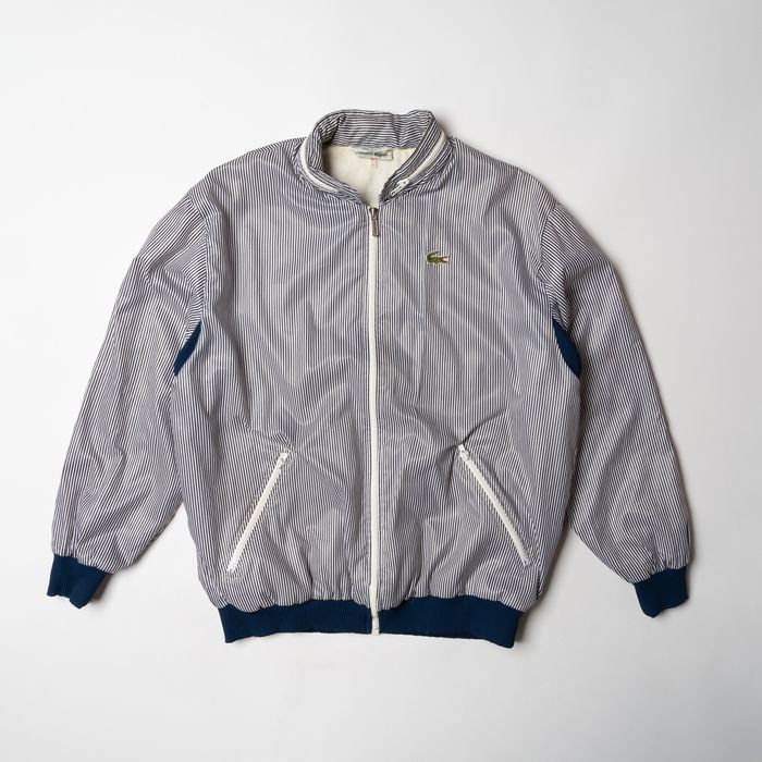 CHEMISE LACOSTE  Vintage Nylon Striped Jacket  [Jmh016481]