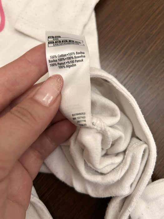 Czerwone śpioszki dziewczęce Minnie Mouse 62-68 pajacyk piżama Disney