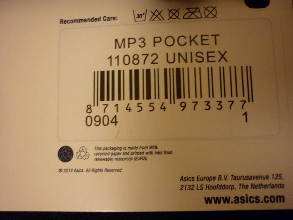 Opaska na ramię do biegania MP3 Pocket ASICS