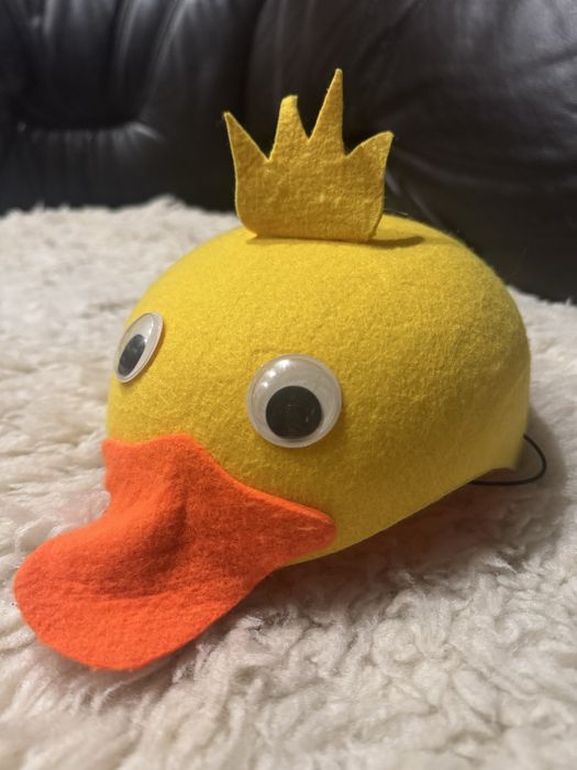 Czapka kaczka kaczuszka na karnawal przebranie