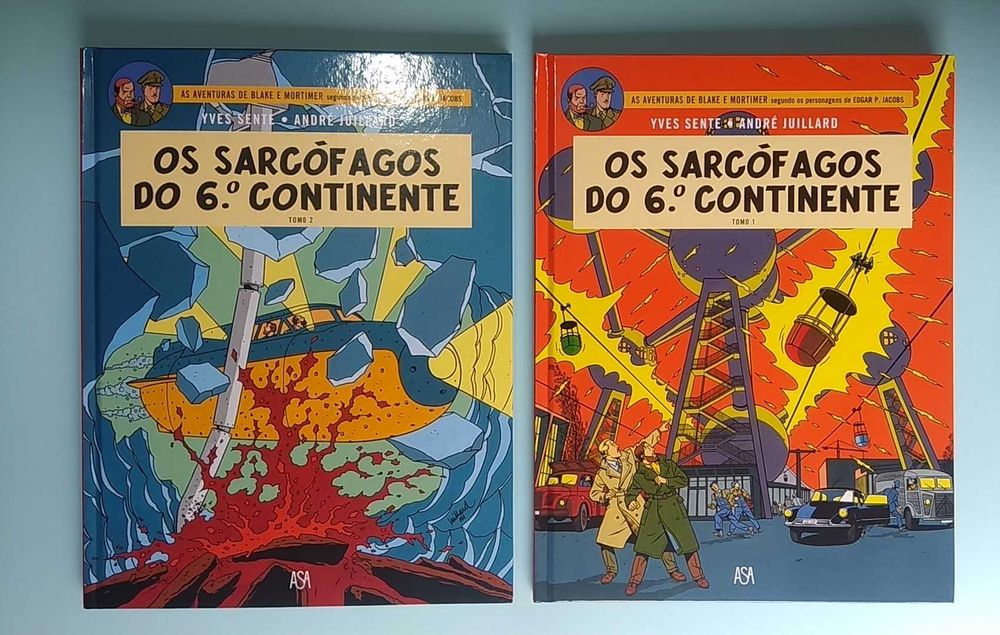 Colecção álbuns BLAKE e MORTIMER, Meribérica, Bertrand, Record, Ibis