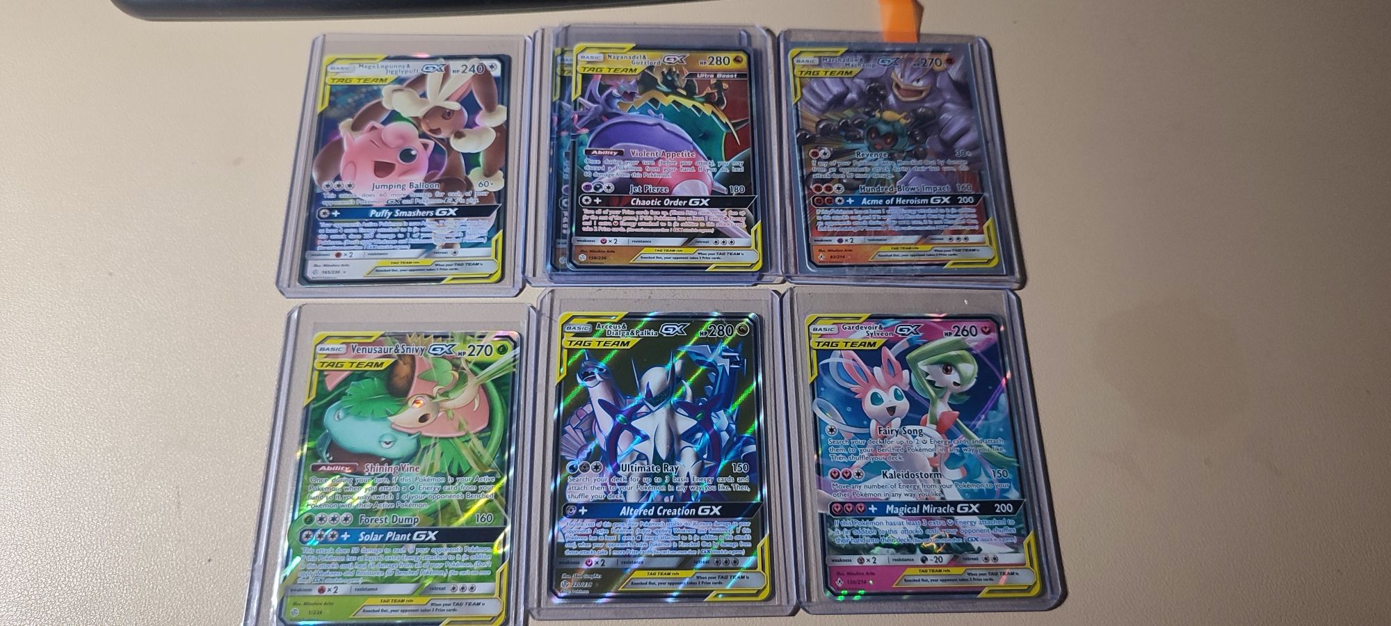 Cartas Pokémon TagTeam