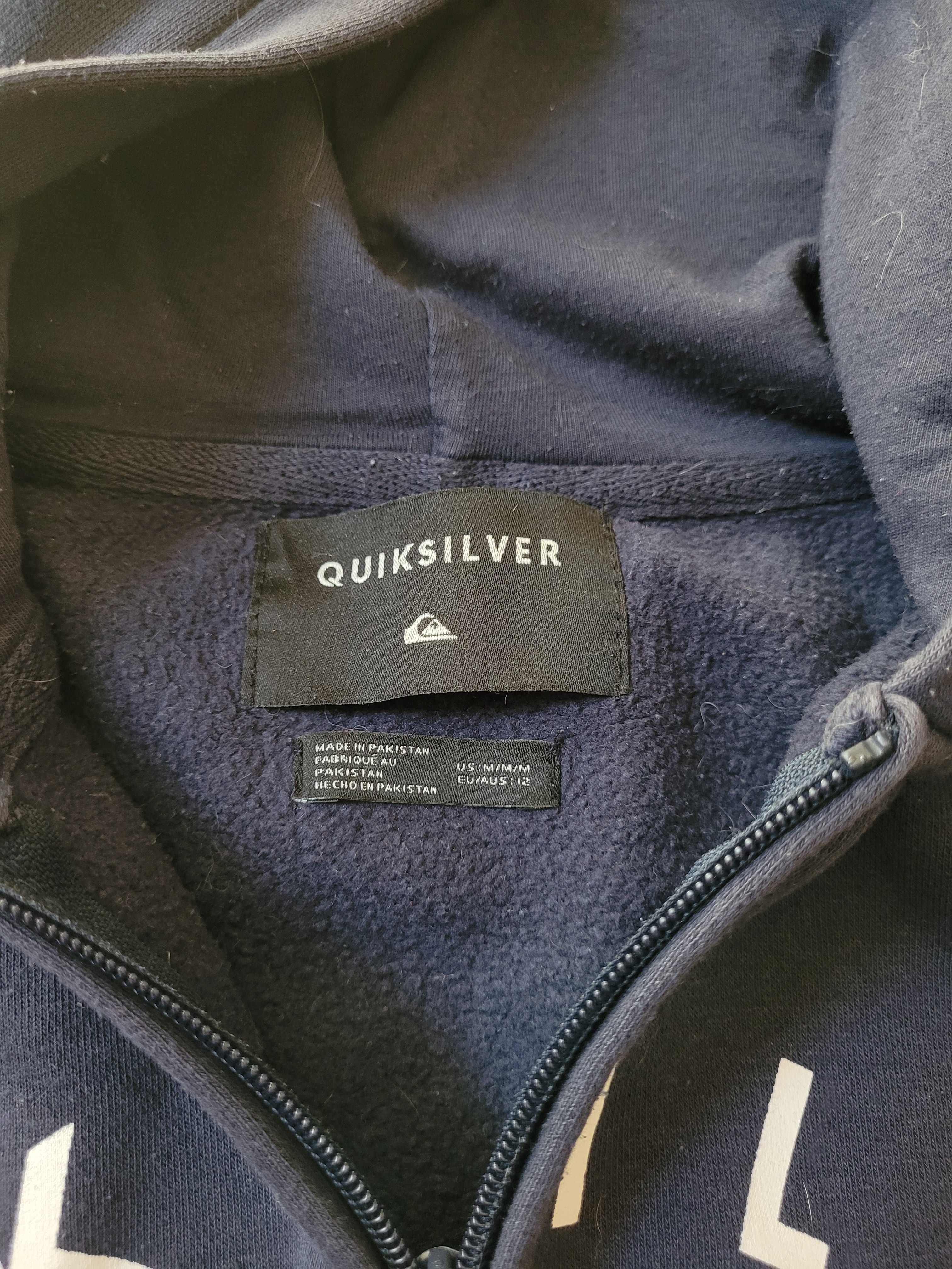 Bluza granatowa, rozpinana dla chłopca Quicksilver M, 10-12 lat