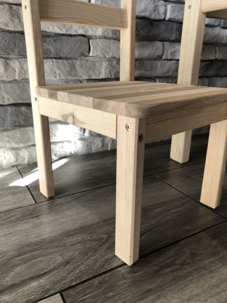 Stolik i krzesełko dla dziecka drewniane