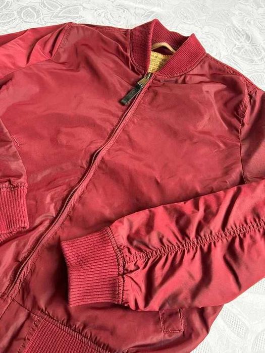Kurtka bomberka Alpha Industries burgundowa L