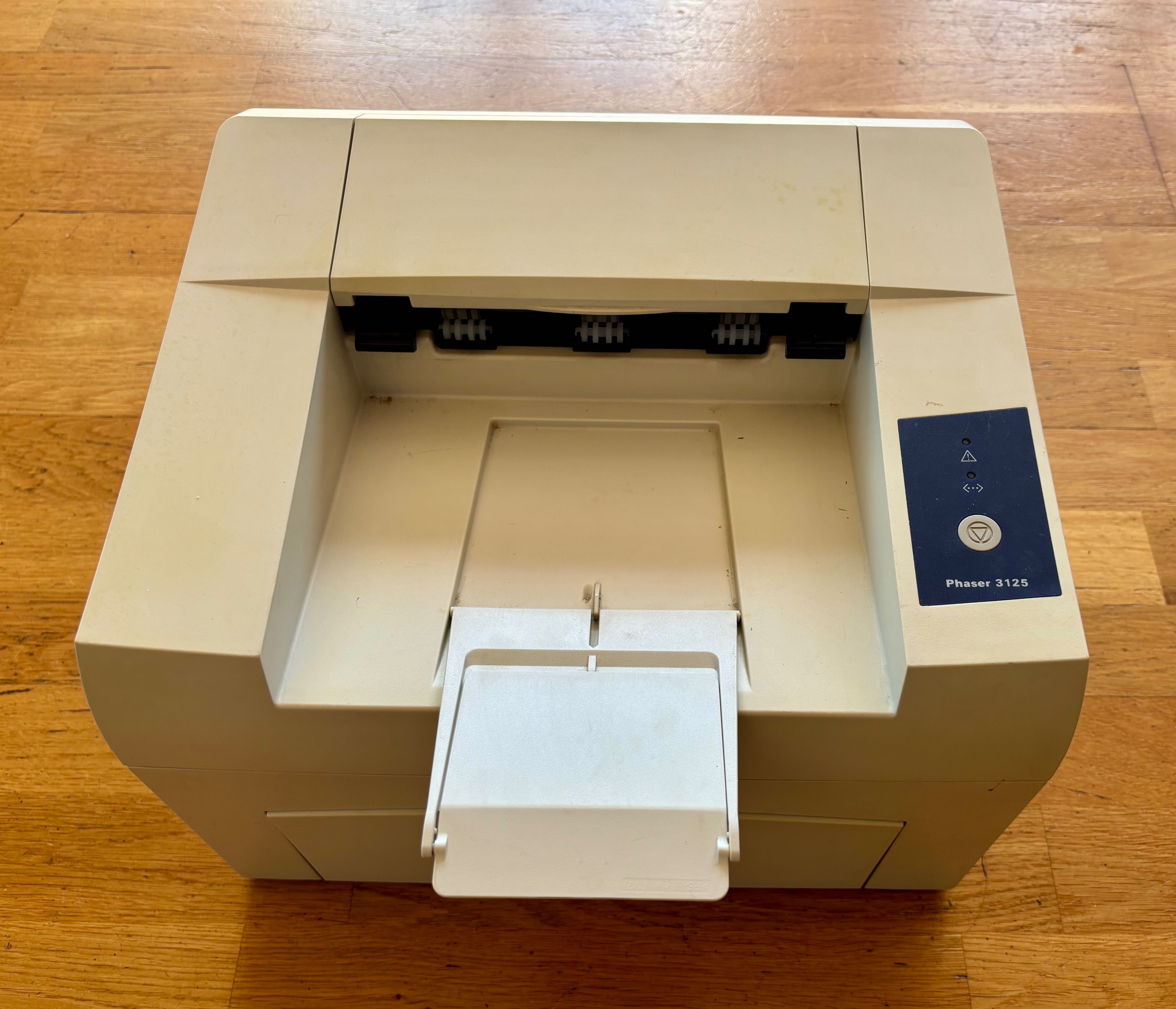 Sprawna drukarka Xerox Phaser 3125N - sieć, usb, centronics