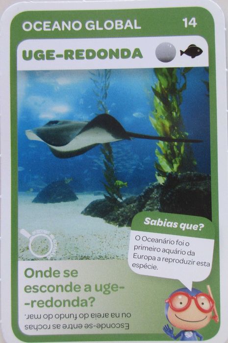 Super Animais 2 - - - Vida Marinha - Cartas Soltas Pingo Doce - Cromos