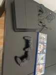 Ps4 slim funcionando perfeitamente + 2 comando + 5 jogos