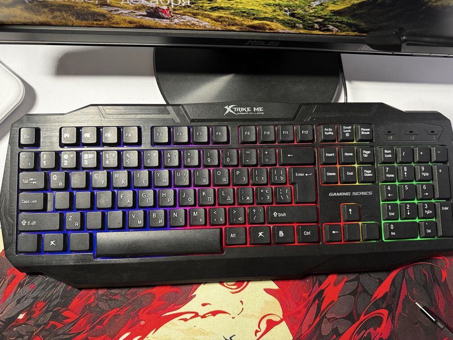 Продам навушники + мишка + клавіатуру