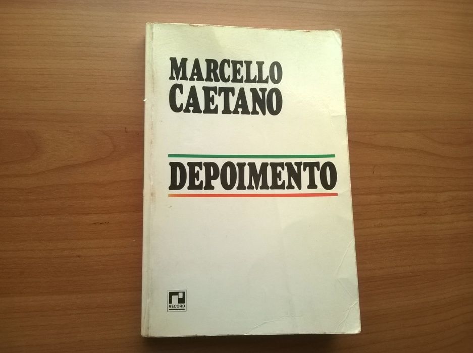 "Depoimento" 1.ª edição - Marcello Caetano