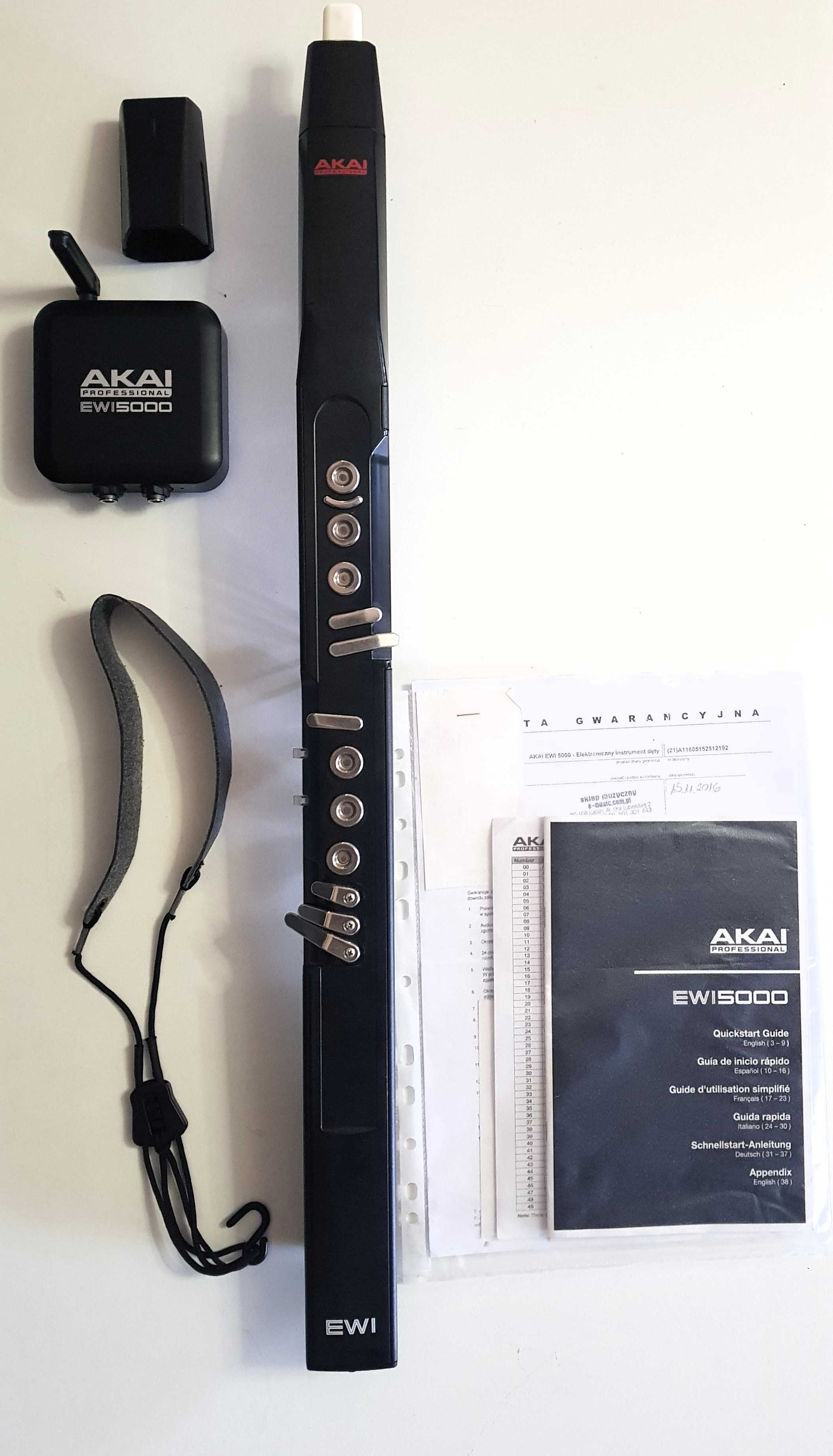 Akai Professional EWI 5000 kontroler dęty instrument + hardcase