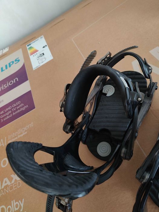 Wiązania snowboardowe K2 Cinch Tryst Black szybko wpinane odchylane