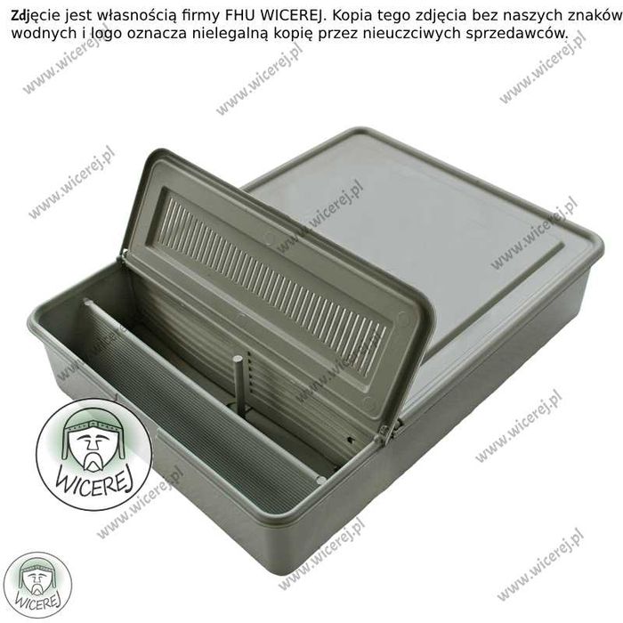 Podkarmiaczka skrzynkowa 1,5L Poidło Duża dla pszczół na syrop ciasto