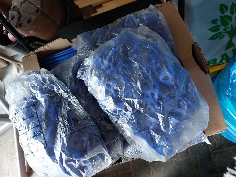 Kijki patyki do balonów z uchwytami niebieskie 800 sztuk