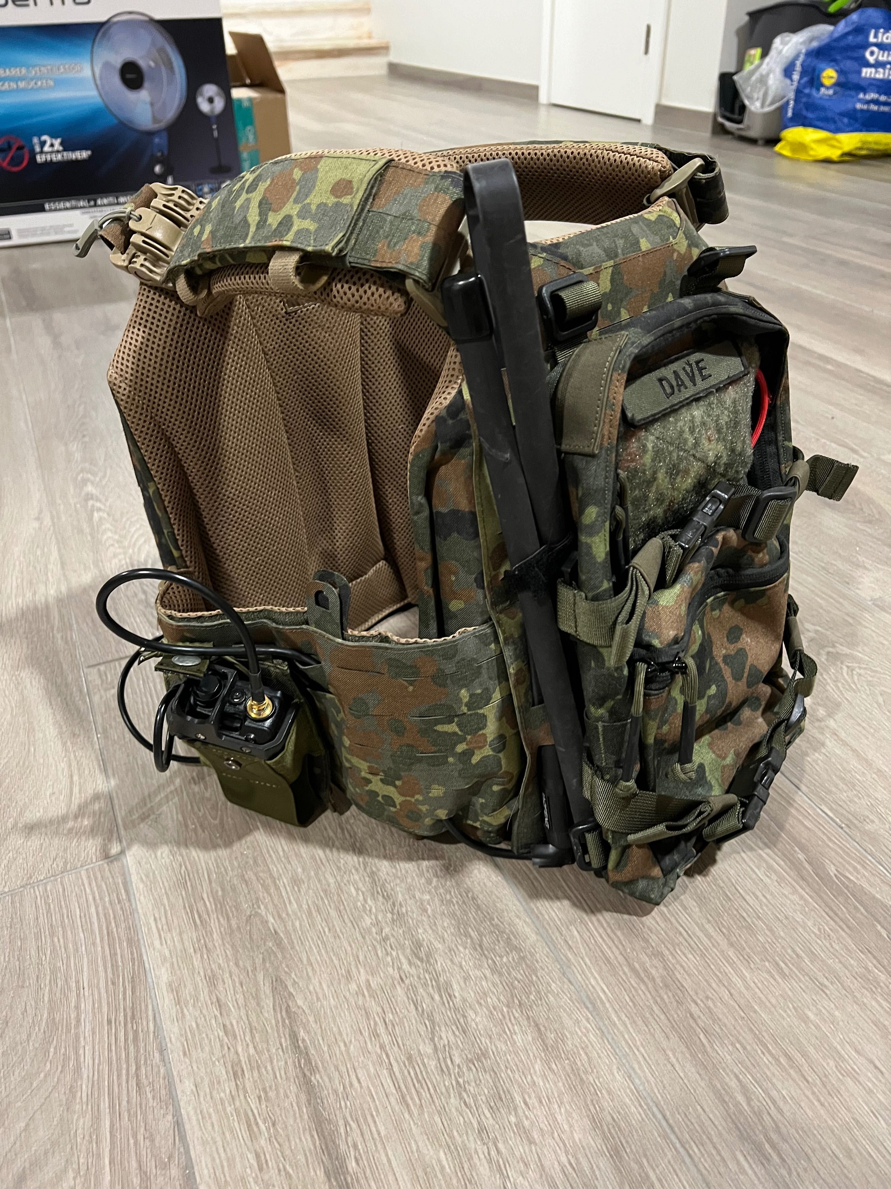 Plate Carrier CombatSystems Edição Limitada Flecktarn