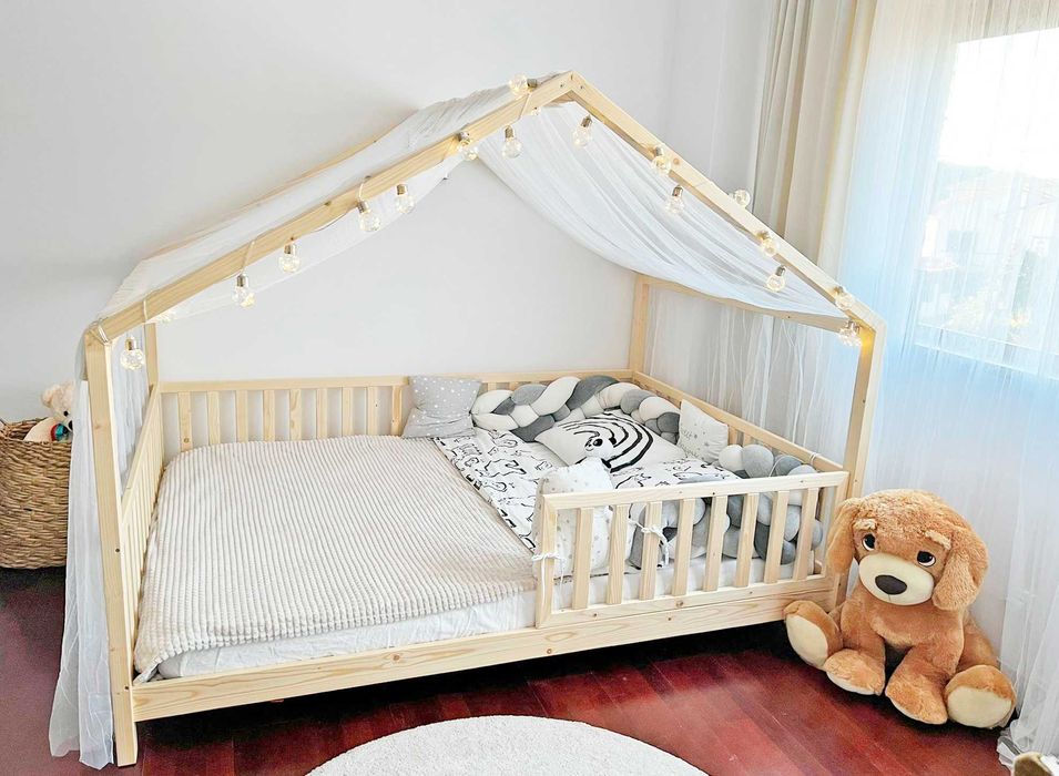 Cama Casinha X para Criança (Montessori)