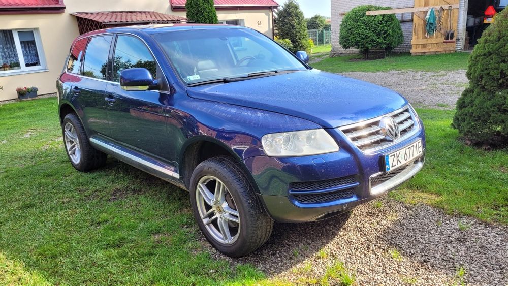 Volkswagen Touareg I benzyna/gaz 4.2 V8 32V 310Km 2004 r. (uszkodzony)