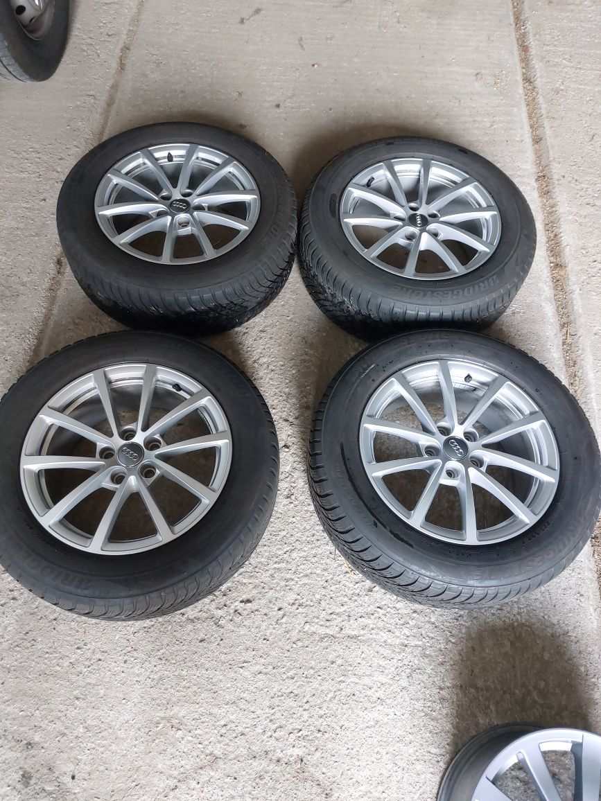 Alufelgi z oponami zimowymi Audi 17"