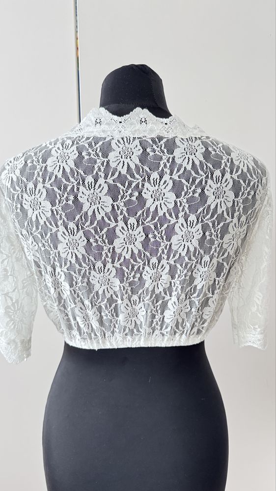Crop Top koronkowy rozmiar L