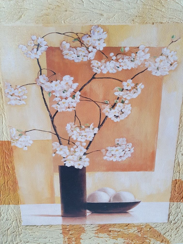 Obraz obrazek na ścianę z kwiatami