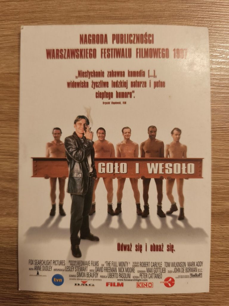 Pocztówka filmowa Goło i wesoło