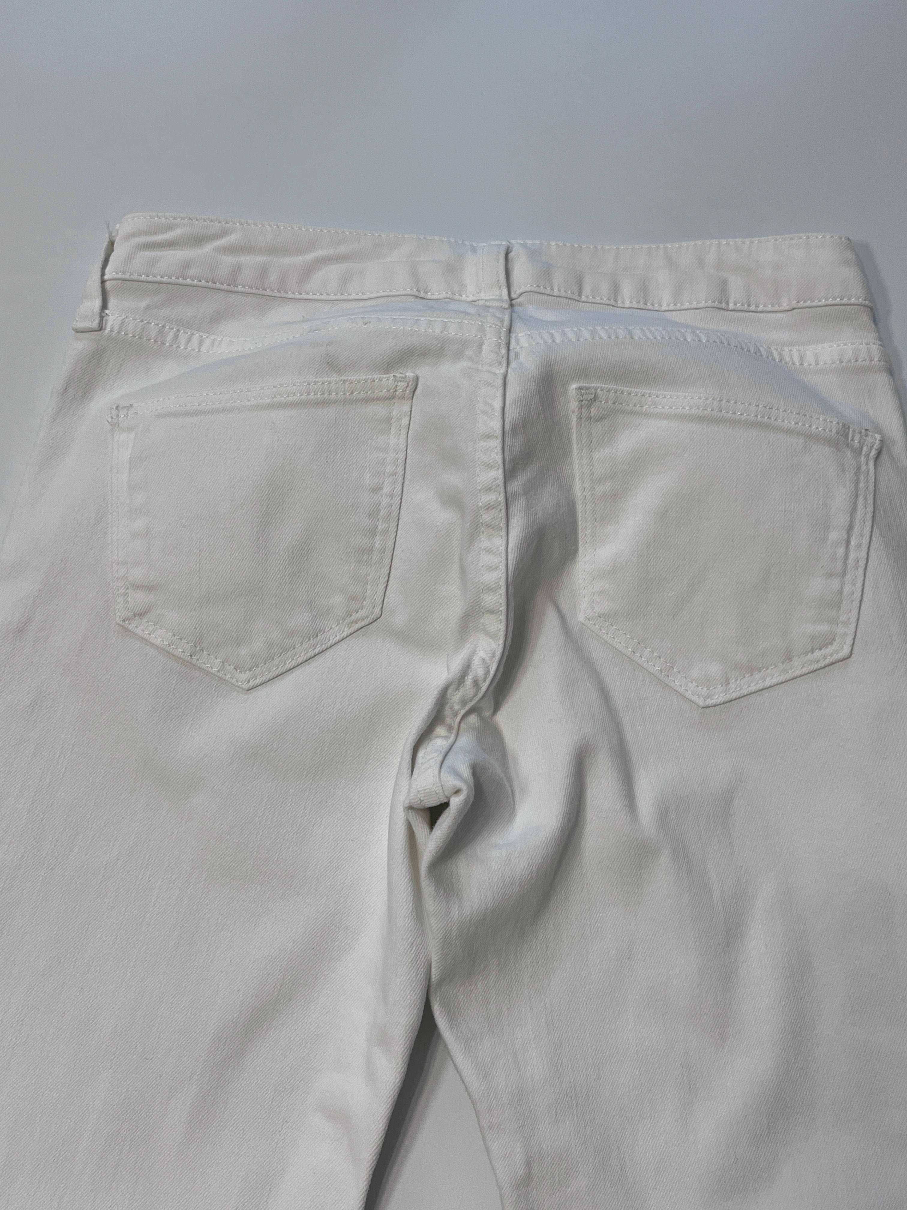 spodnie białe jeans damskie xs