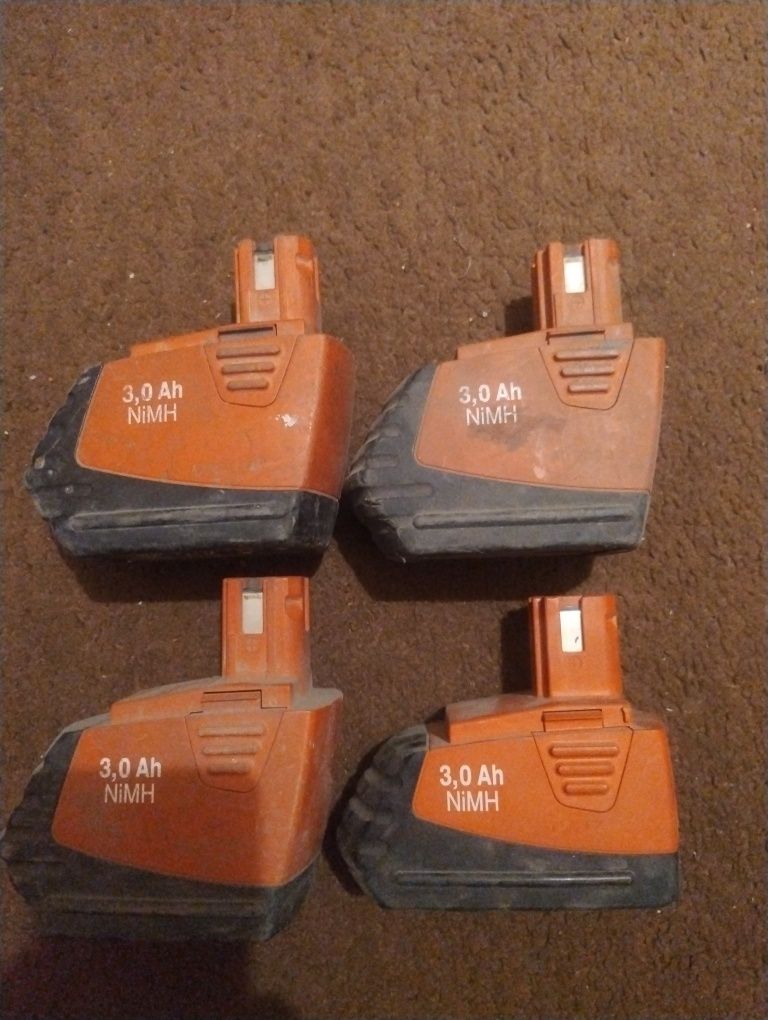 Akumulatory Hilti uszkodzone 4szt