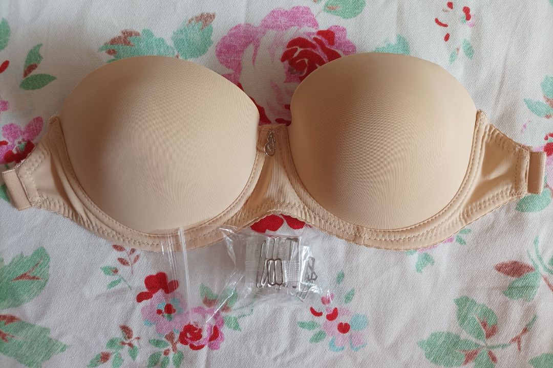 Biustonosz 75B push up sukienka bez pleców