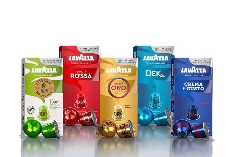 Lavazza - кавові капсули для кавомашин Nespresso.