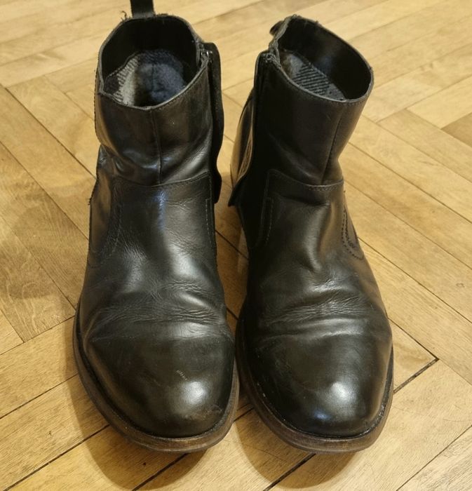 Ботинки мужские кожа Zara 42р