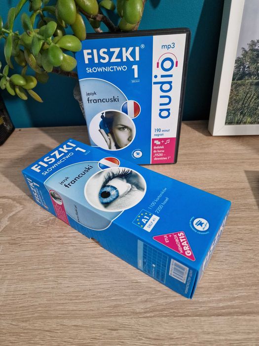 Fiszki + płyta do nauki francuskiego
