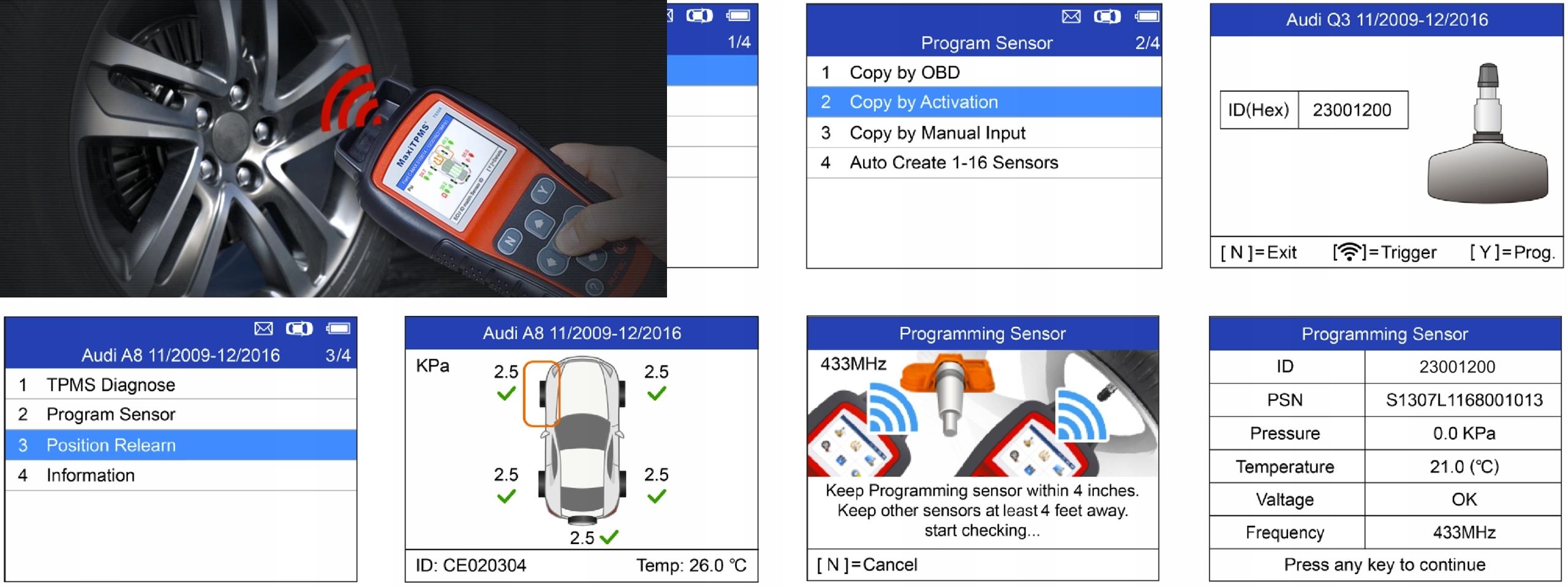 Programator Czujników Autel Ts508 Tpms J.polski - NOWY