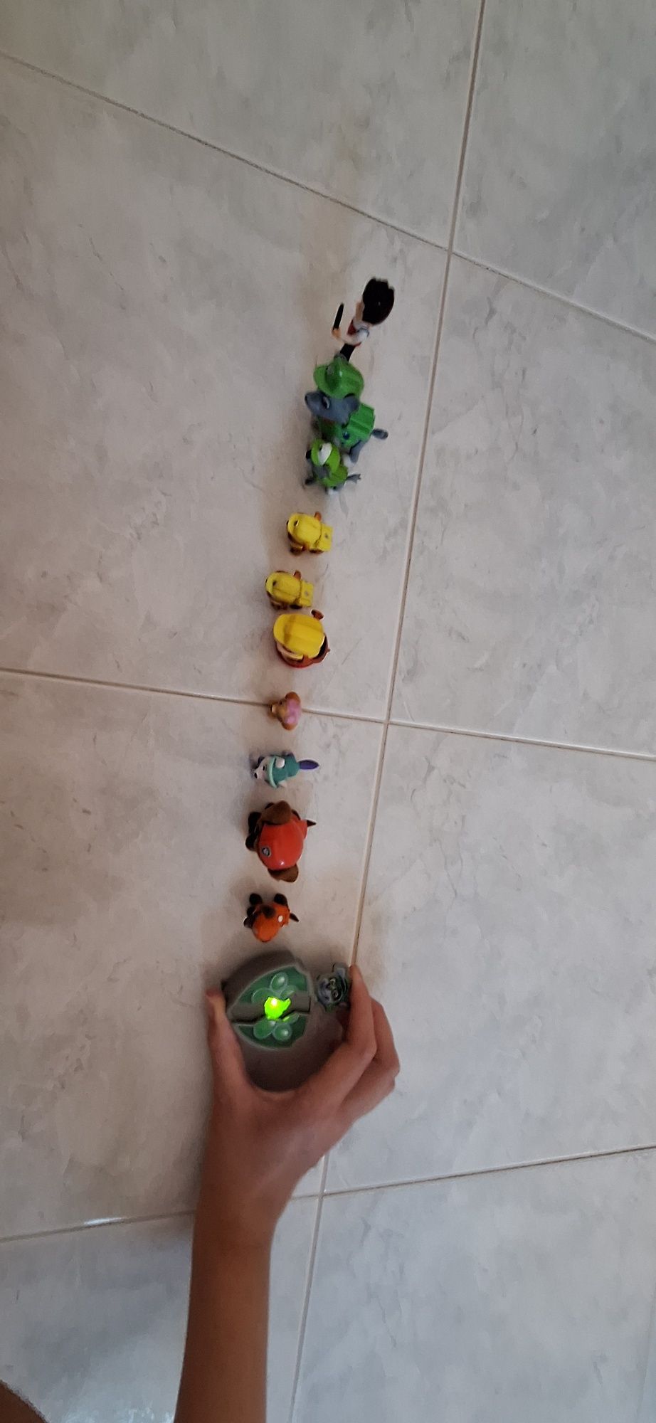 Figuras e carros patrulha pata