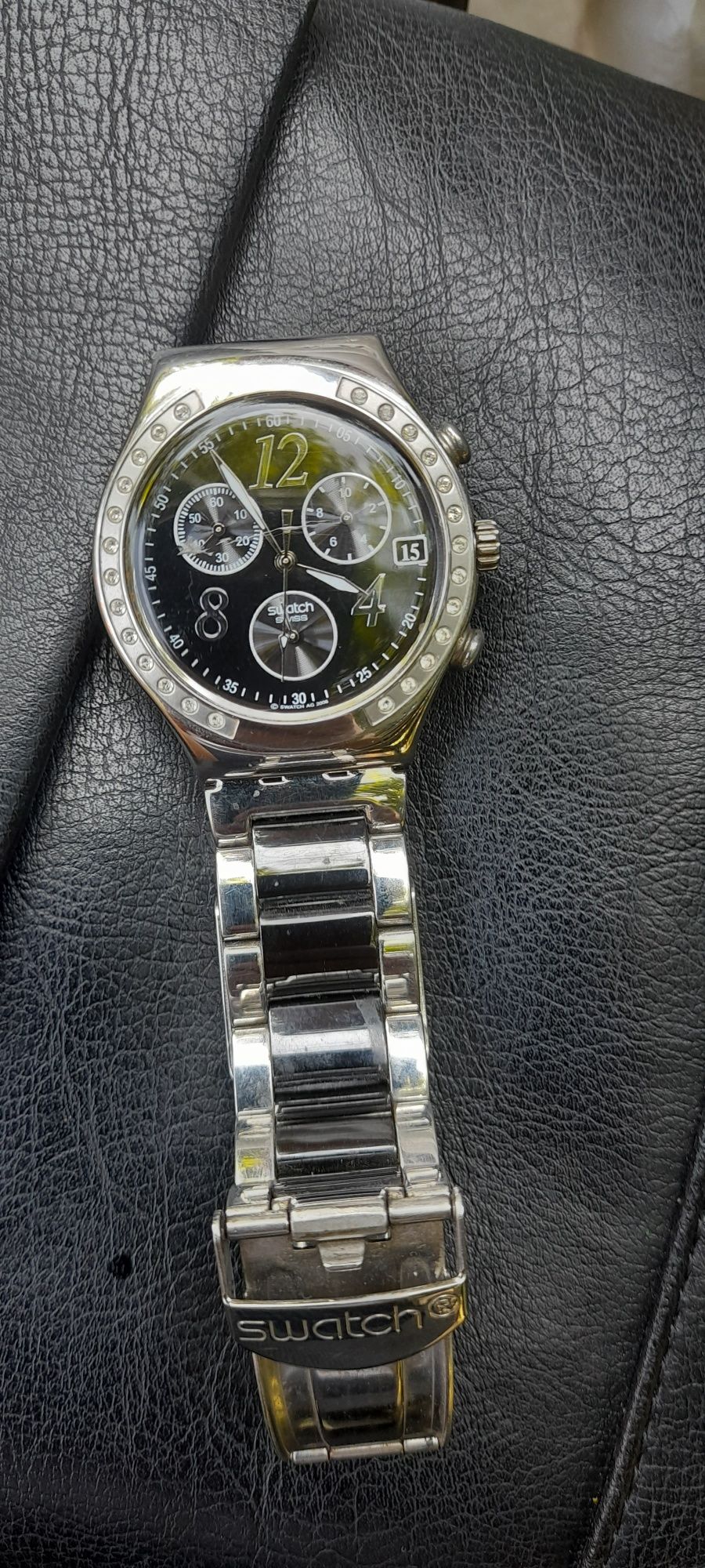 Продам фирменные часы Swatch Irony c хронографом оригинал